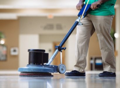 Floor cleaning polishing